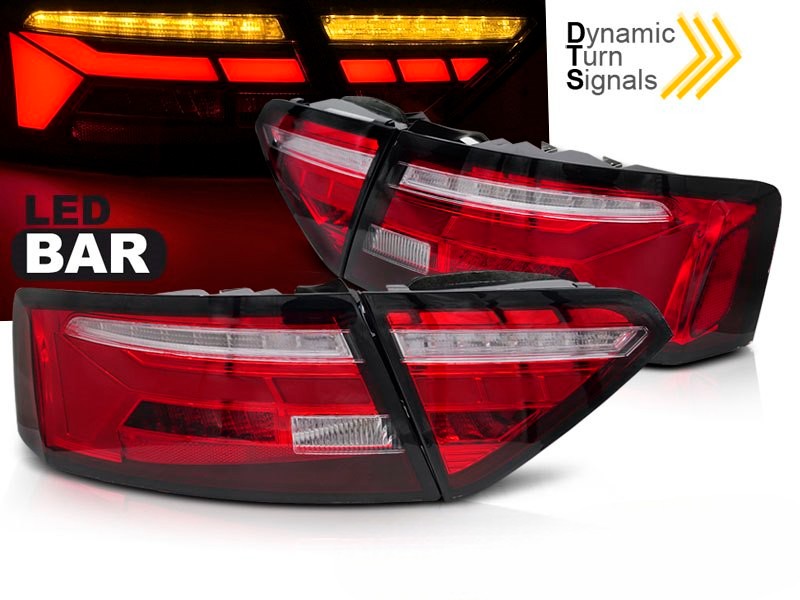 💫ART.6372 Fanali posteriori LED rosso bianco adatti per AUDI A5 2011-2016💫