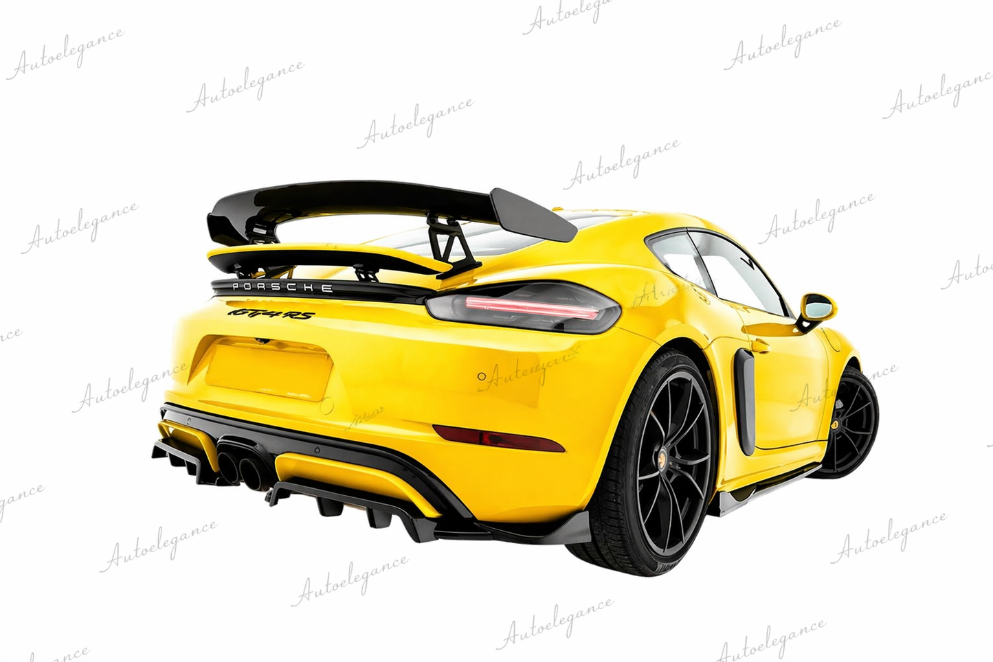🔥ART.9668 SPLITTER POSTERIORE(CON BARRE VERTICALI PORSCHE 718 CAYMAN GTS 982c🔥