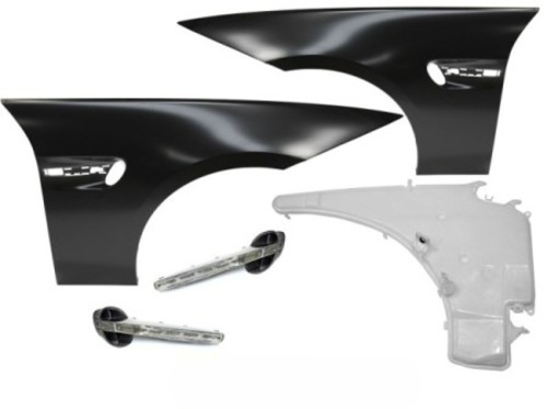 PARAFANGHI SPORT STYLE CON LED adatti per BMW E90 E91 05-11