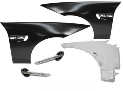 PARAFANGHI SPORT STYLE CON LED adatti per BMW E90 E91 05-11
