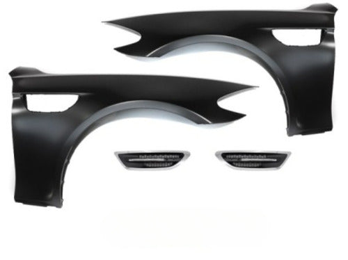 PARAFANGHI SPORT STYLE CON LED adatti per BMW F10 F11 10-16