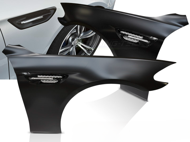 FENDERS SPORT STYLE CON PRESA D'ARIA LATERALE NERO ADATTO PER BMW F10 F11 10-16