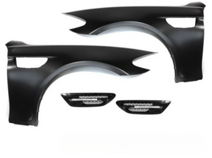PARAFANGHI SPORT STYLE CON LED adatti per BMW F10 F11 10-16