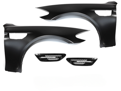 FENDERS SPORT STYLE CON PRESA D'ARIA LATERALE NERO ADATTO PER BMW F10 F11 10-16