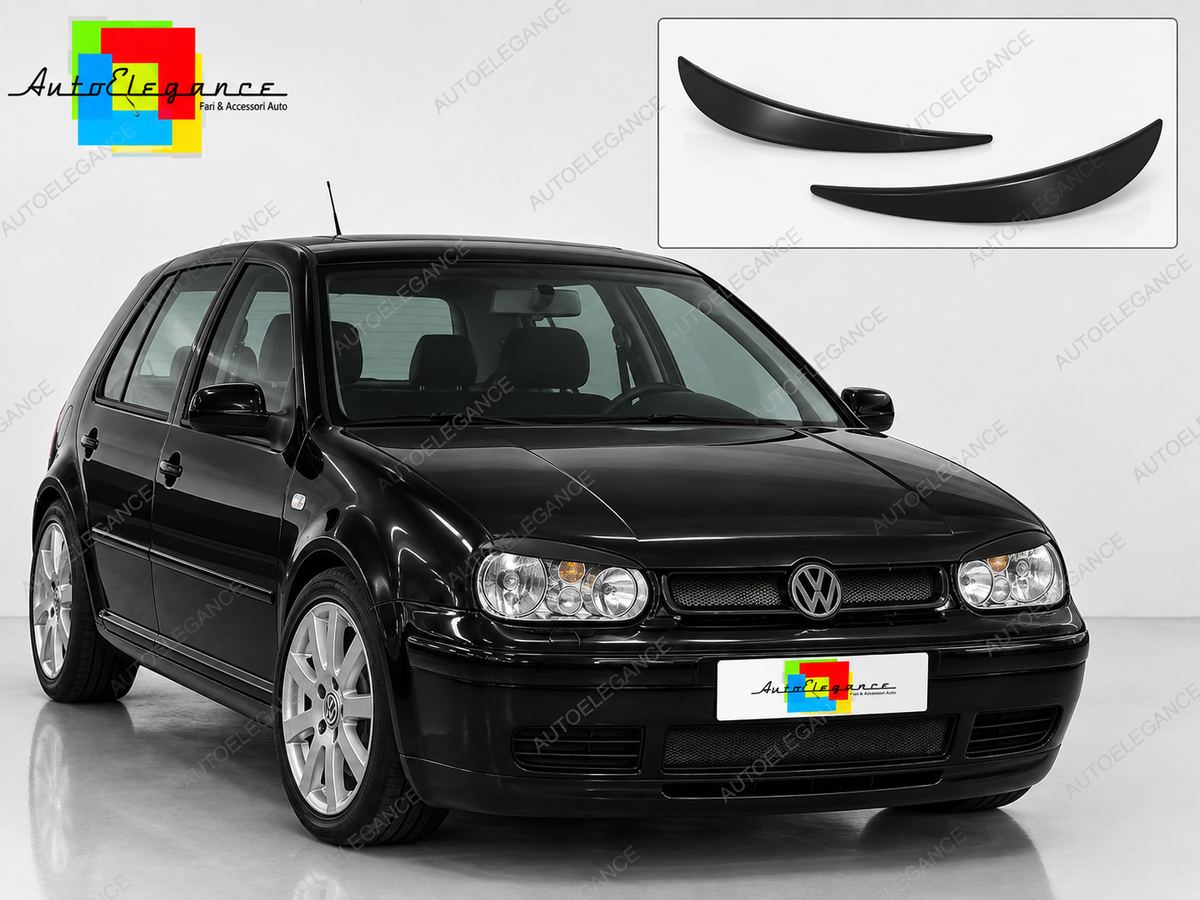👉Sopracciglia Fari ABS Adatto per Volkswagen Golf MK4 97-03👈