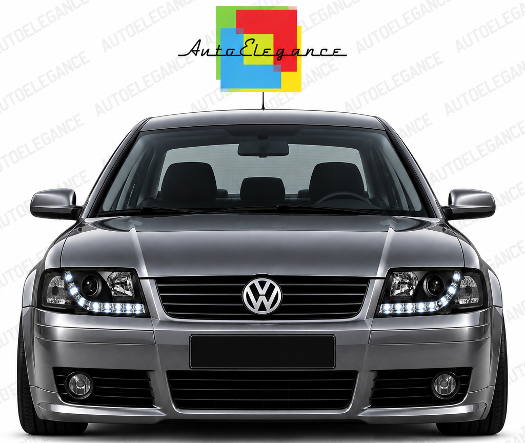 ART.6247 FARI ANTERIORI ADATTO PER VW PASSAT B5 3B 11.96-08.00 NERO
