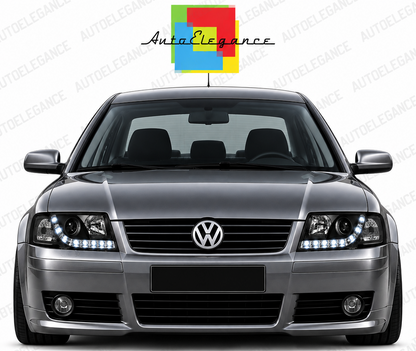 ART.6247 FARI ANTERIORI ADATTO PER VW PASSAT B5 3B 11.96-08.00 NERO