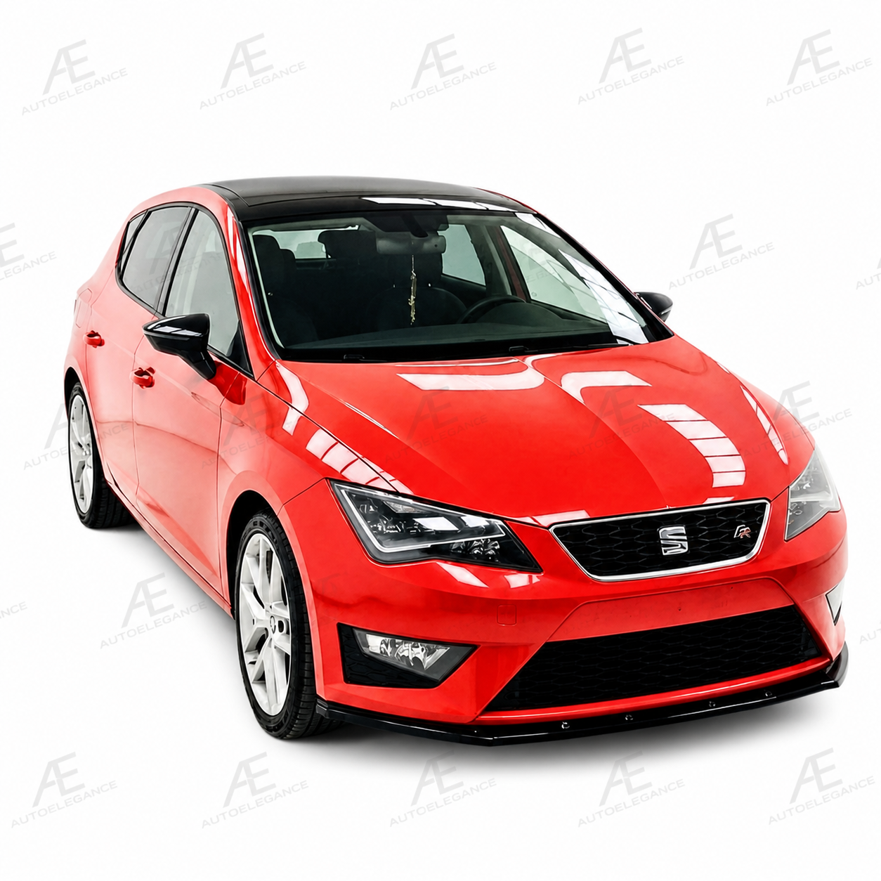 ART.9784  SPLITTER Seat Leon Mk3 2012+ NERO  LUCIDO