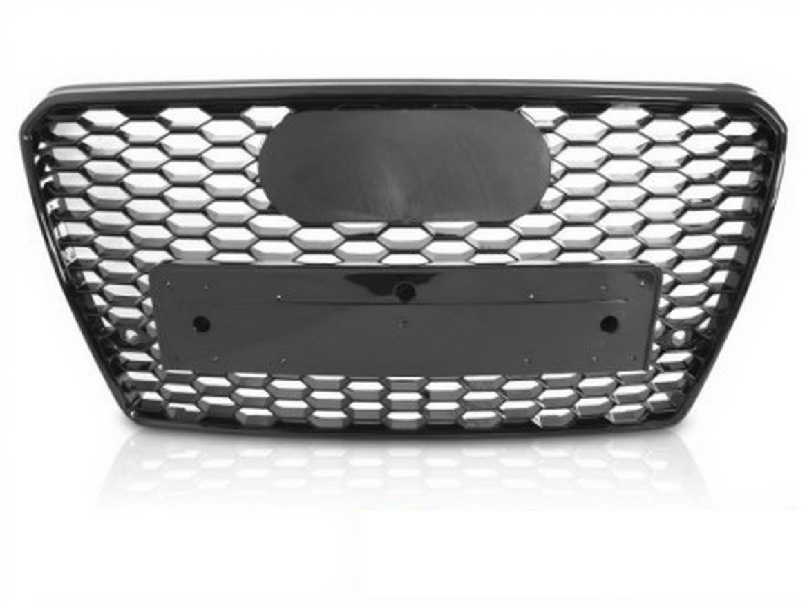💫ART.4768 Griglia Sportiva Nero Lucido per AUDI A7 C7 4G 10-14💫
