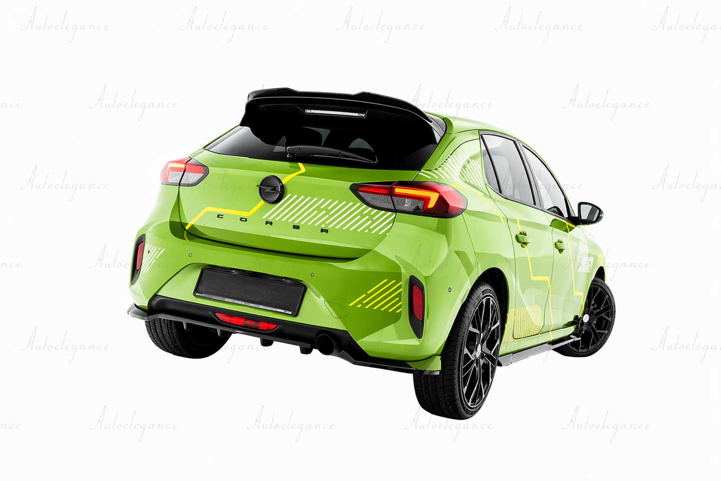 🔥ART.9600 SPLITTER POSTERIORE PER OPEL CORSA F (Mk6 FACELIFT)🔥