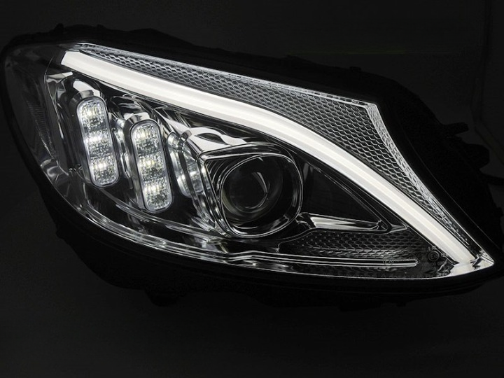 💕ART.10604 FARI ANTERIORI ADATTI  PER MERCEDES CLASSE C W205 14-18💕