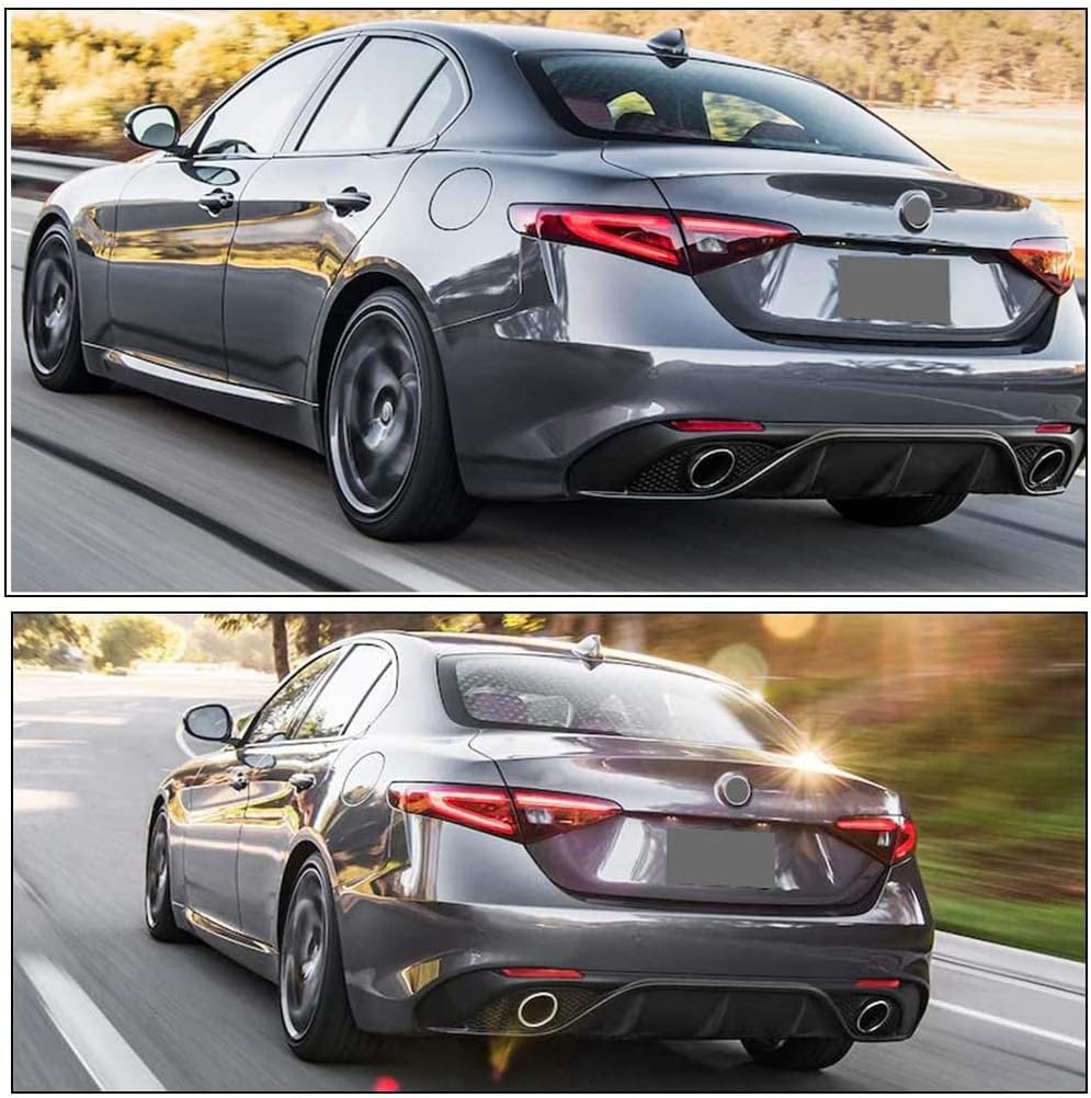 💫ART.6869 Diffusore + Terminali Veloce per Alfa Romeo Giulia (952) (2016-2022)💫