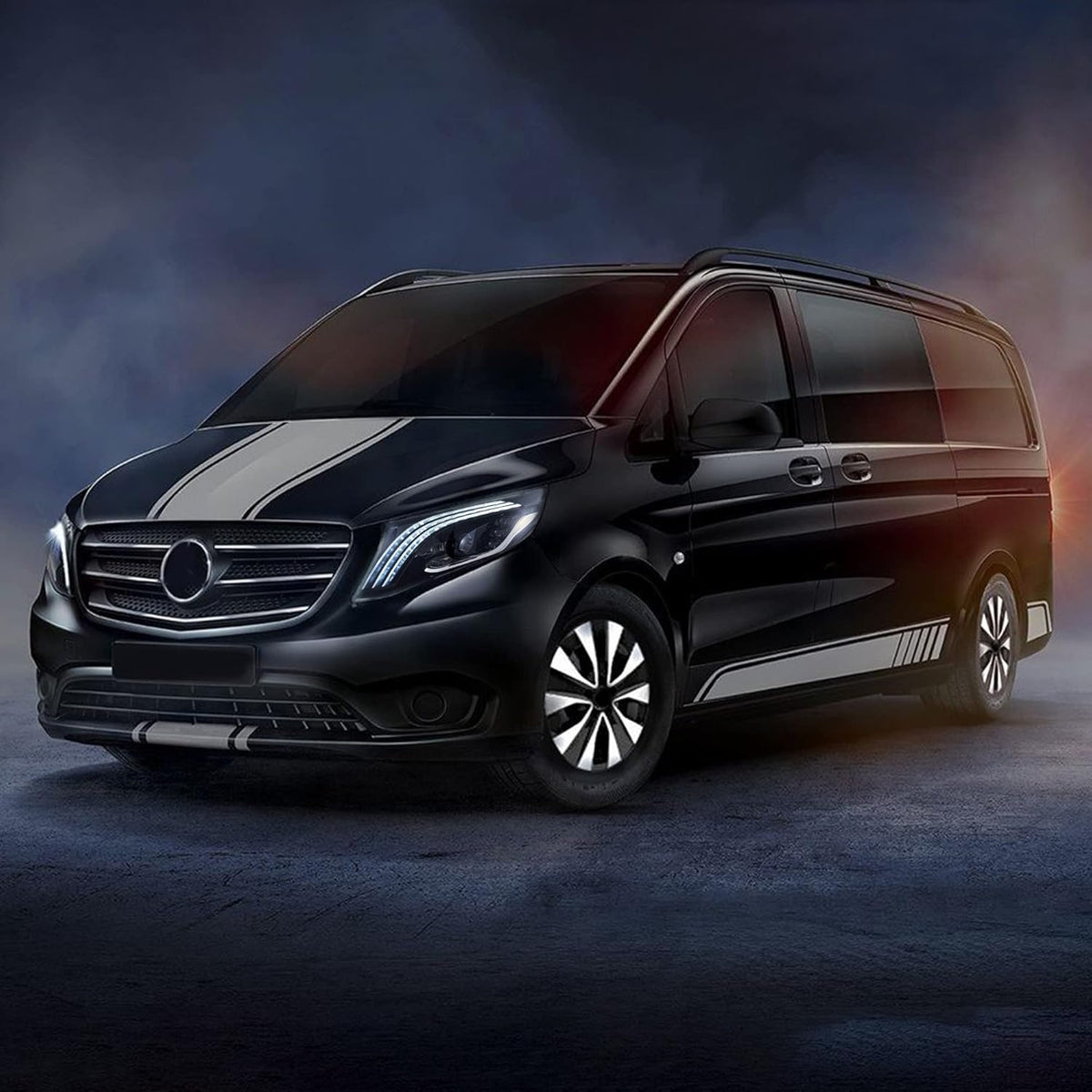 💕ART.5832 FARI ANTERIORI ADATTO PER MERCEDES CLASSE V / VITO W447 2014-2023💕