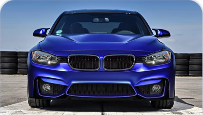 💫ART.5297 Paraurti Anteriore + Splitter per BMW F30-F31 Look M4 ABS💫