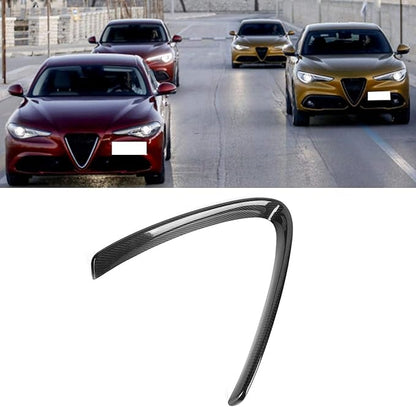 SPOILER posteriore ADATTO PER ALFA ROMEO GIULIA 2015-2021 LOOK CARBONIO DESING SPORTIVO + COVER GRIGLIA LOOK CARBONIO