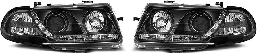 💫ART.6442 FARI DAYLIGHT per OPEL ASTRA F 1991-1994 NERI 💫