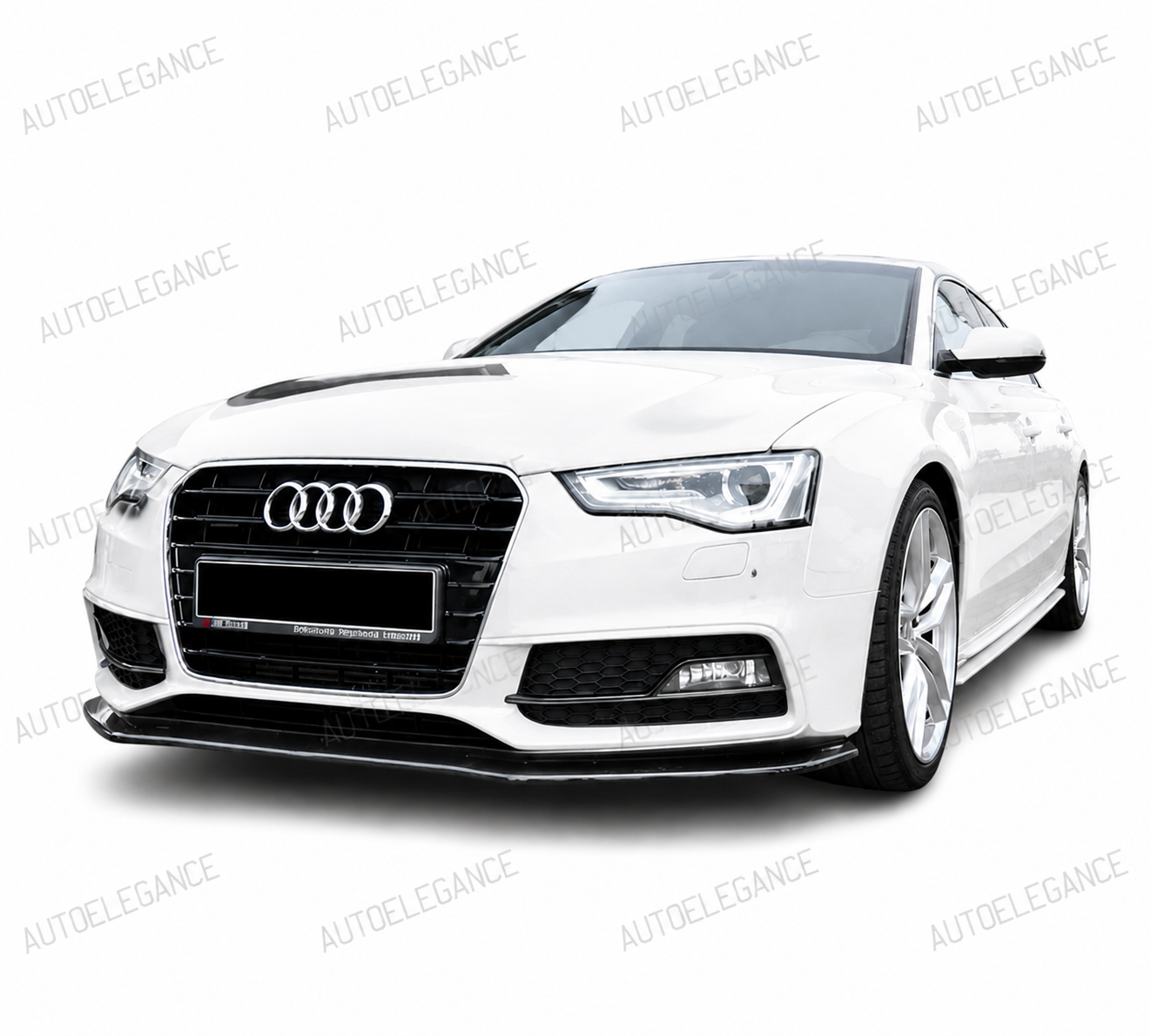 💕ART. 0888 SPLITTER AUDI A5 8T 2011-2016 S-LINE S5 NERO LUCIDO💕
