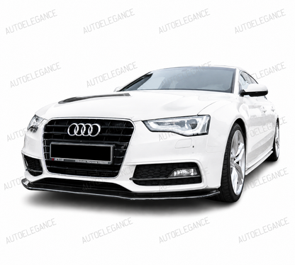 💕ART. 0888 SPLITTER AUDI A5 8T 2011-2016 S-LINE S5 NERO LUCIDO💕