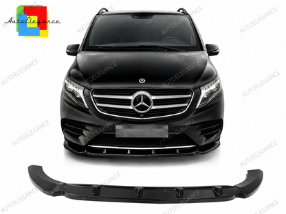 👉Splitter Anteriore Mercedes Classe V AMG-Line W447 14-24 Nero Lucido👈