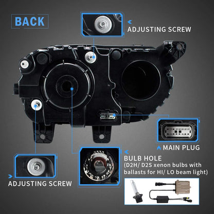 Fari LED RGB per Dodge Challenger 2015-2019 (lampadine non incluse)