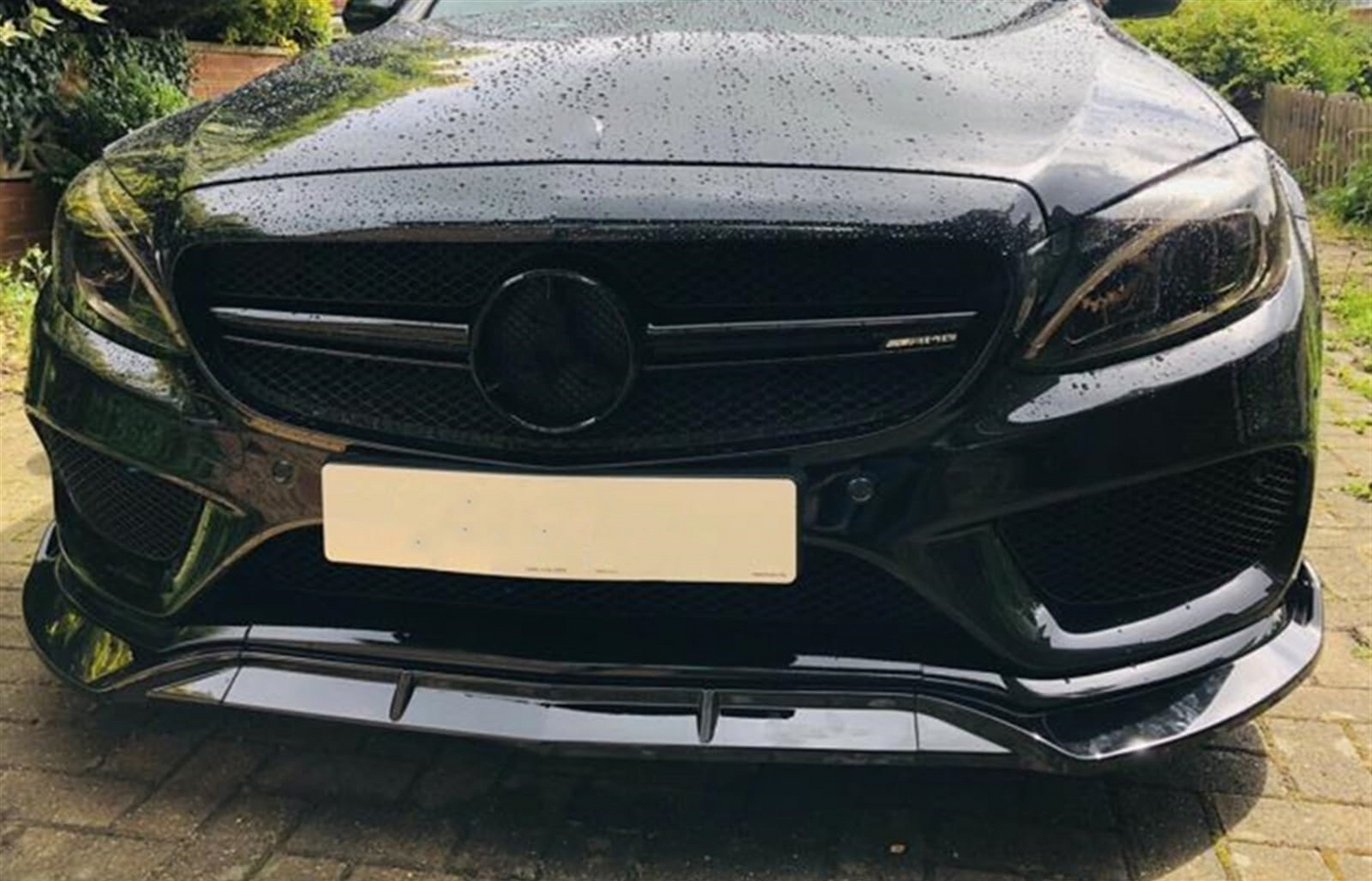 💫ART.6848 Splitter Anteriore AMG look per Mercedes Classe C (W205) 2018-2021💫