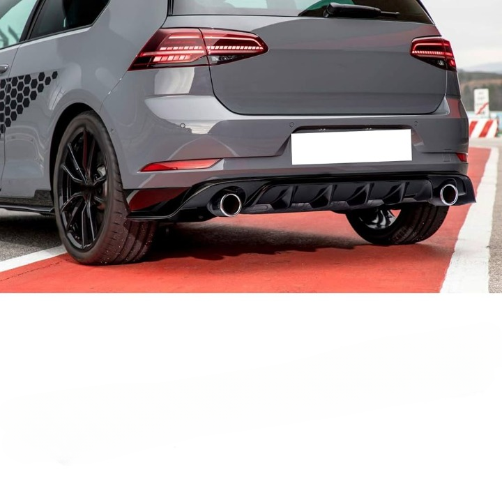 ART.4984 DIFFUSORI  Volkswagen Golf 7 Look TCR Nero lucido