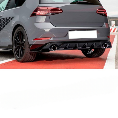 ART.4984 DIFFUSORI  Volkswagen Golf 7 Look TCR Nero lucido