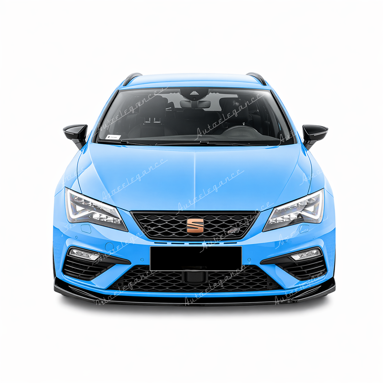🔥ART.9572 SPLITTER ANTERIORE LEON MK 3.5 FL MAX V5 NERO LUCIDO / 2017-2020🔥