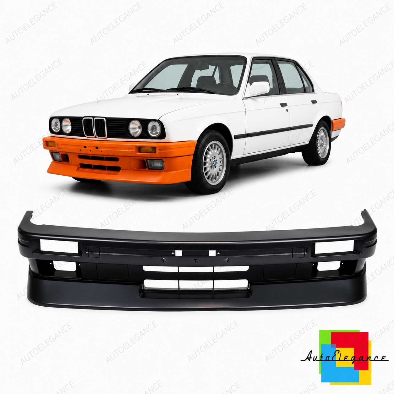 👉Paraurti anteriore adatto per BMW Serie 3 E30 1983-1991👈
