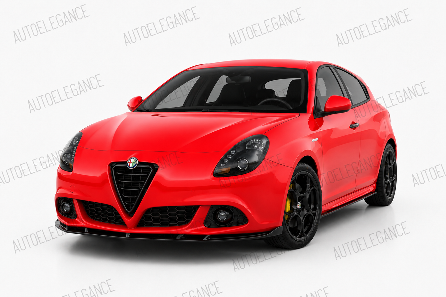 💕ART.10081 SPLITTER  ALFA ROMEO  GIULIA  NERO  LUCIDO 💕