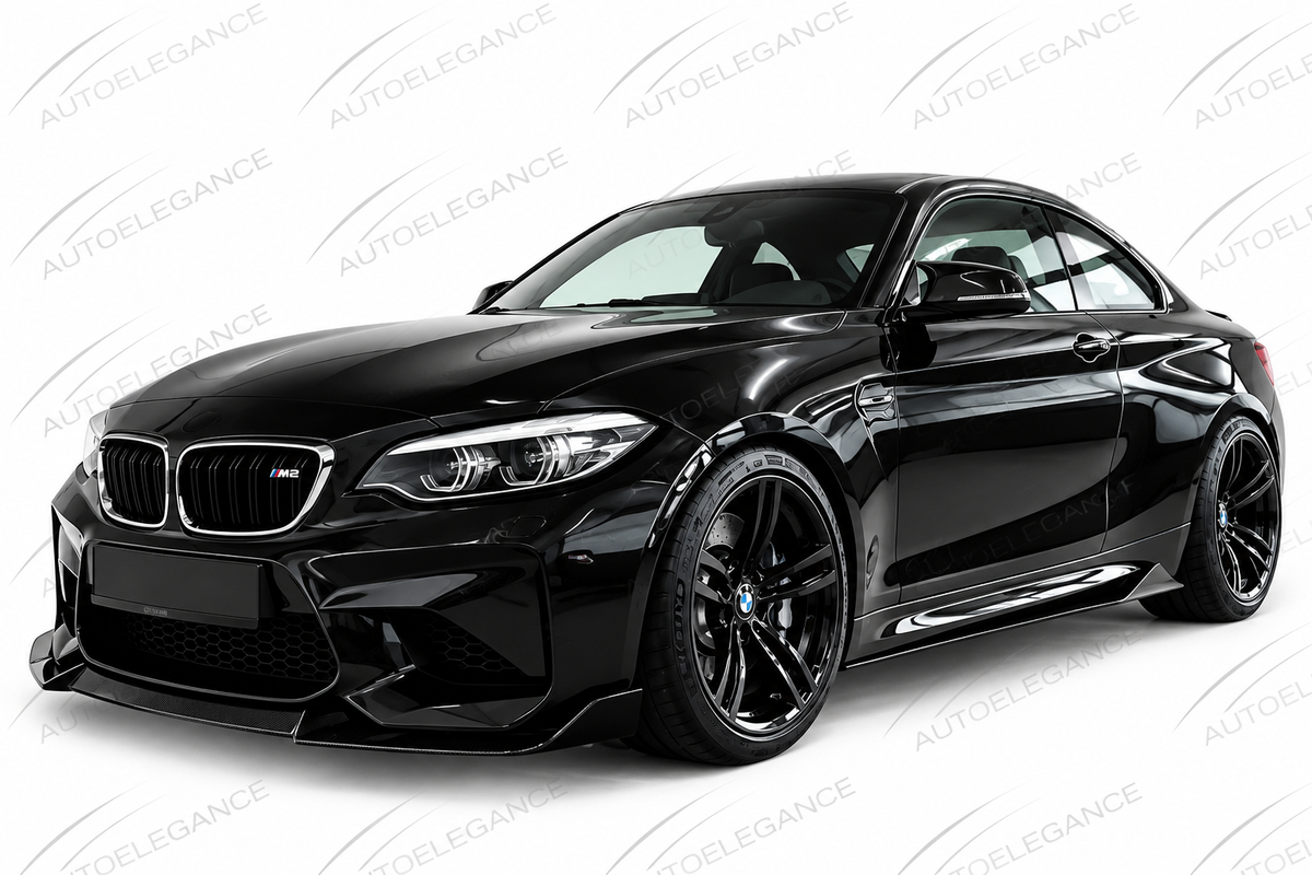 ART.10876 SPLITTER ADATO PER BMW M2 F87 (16-21) NERO LUCIDO