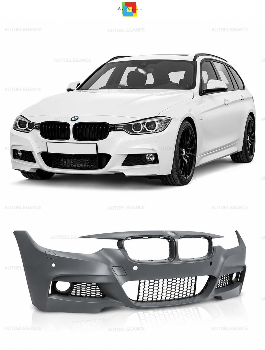 💫ART.10335 PARAURTI ANTERIORE SPORTIVO PDC -BMW F30 / F31 11-18💫