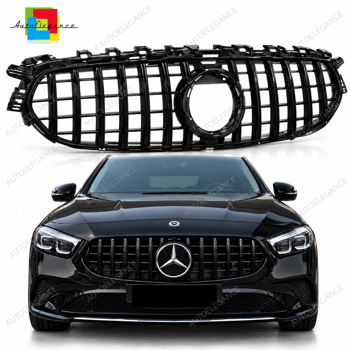 👉Griglia Anteriore Sportiva Nera adatto per Mercedes Classe B W247👈