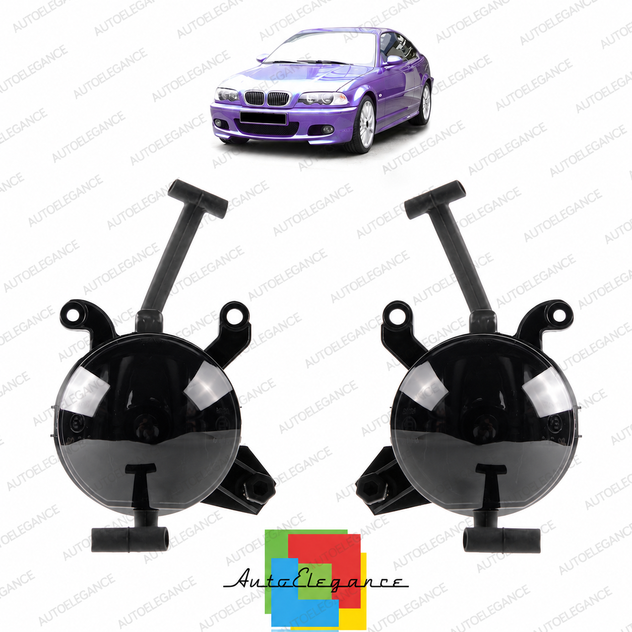👉Set di fari fendinebbia fumé adatto per BMW Serie3 E46 Coupé Cabriolet 98-06👈
