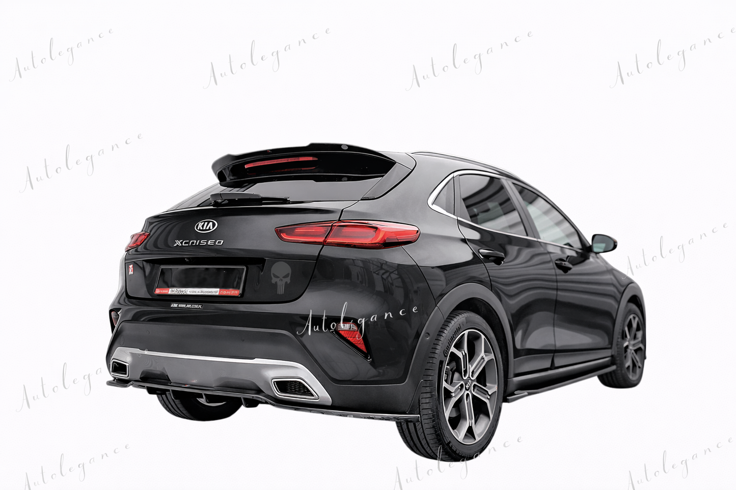 🔥ART.9582 SPLITTER POSTERIORE (CON BARRE VERTICALI) PER KIA XCEED Mk1🔥