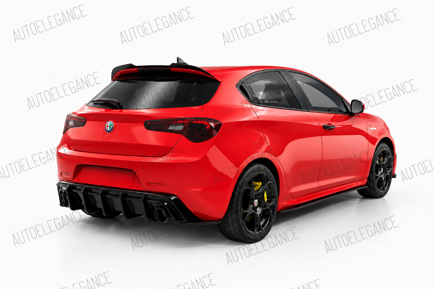 💕ART.10080  Diffusore nero lucido per alfa romeo giulietta   💕