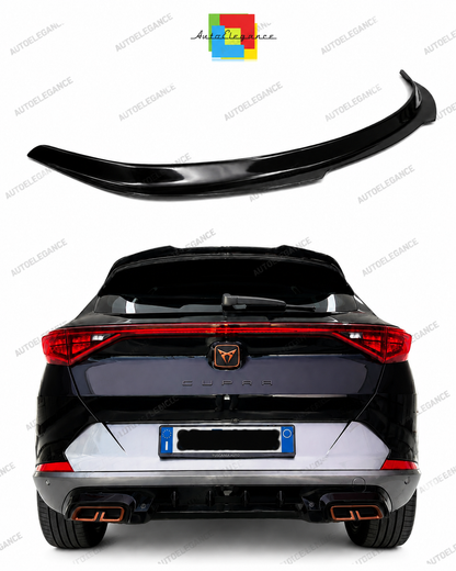 ⭐1436 SPOILER SUITABLE FOR CUPRA FORMENTOR 2020+ GLOSSY BLACK SPORTY LOOK⭐ 