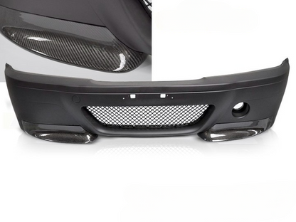 💫ART.7592 Paraurti ANTERIORE CSL LOOK Carbonio per BMW M3 E46 99-07💫