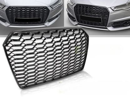 ⭐GRIGLIA SPORT NERO LUCIDO ADATTO PER AUDI A6 C7 14-18⭐