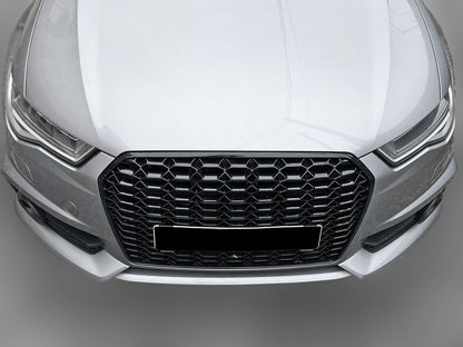 ⭐GRIGLIA SPORT NERO LUCIDO ADATTO PER AUDI A6 C7 14-18⭐