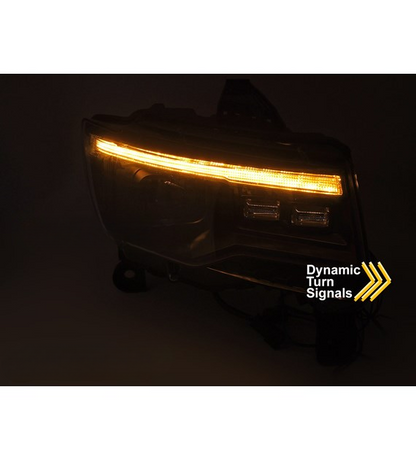 💕 Fari Xenon Adatto per Jeep Grand Cherokee WK2 14-21 LED DRL Sequenziali 💕