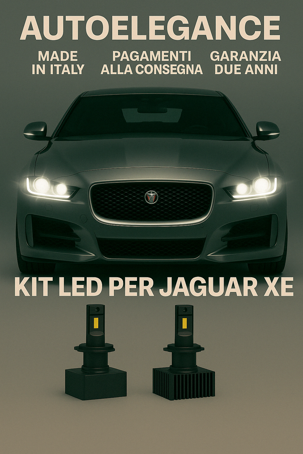 ❤️KIT LED D3S 6000K BIANCO GHIACCIO ANABBAGLIANTI PER  JAGUAR XE❤️