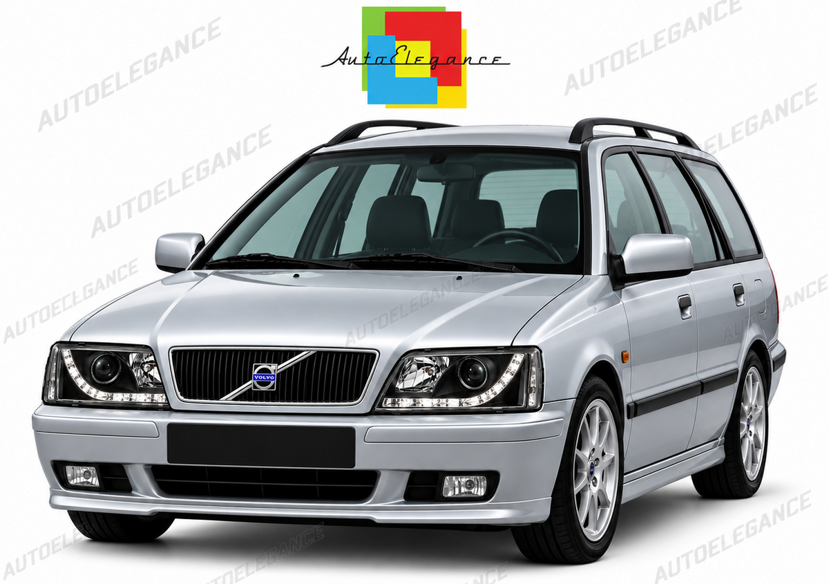ART.10987 FARI ANTERIORI ADATTO PER VOLVO S40/V40 02.96-12.03 LED NERO