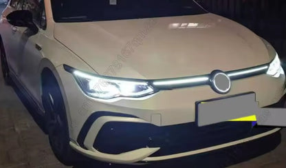 Griglia anteriore a LED aggiornata per Volkswagen VW Golf MK8 2020-2024 GTI/R Style