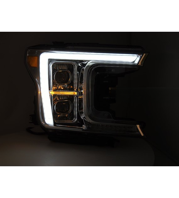 💕 Fari Anteriori Adatto per Ford F150 MK13 17-20 Full LED Cromo 💕