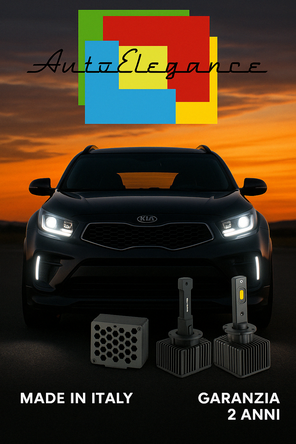 ❤️ KIT LED D1S 6000K BIANCO GHIACCIO ANABBAGLIANTI PER  KIA SORENTO II ❤️