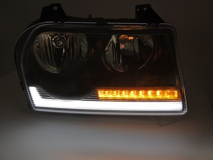 ART.5553 FARI ANTERIORI CHRYSLER 300 05-08 CROMATA