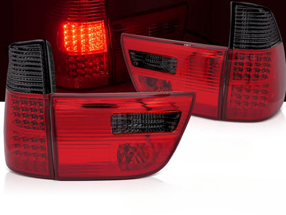 💫ART.6675 Fanale posteriore LED rosso fume adatto per BMW X5 E53 09.1999-10.2003💫