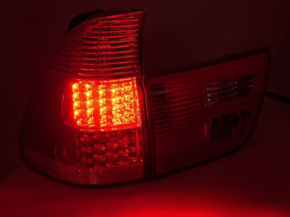 💫ART.6676 Fanale posteriore LED rosso bianco adatto per BMW X5 E53 09.1999-10.2003💫