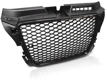 💫ART.6013 GRIGLIA SPORTIVA NERA LUCIDA PDC per AUDI A3 2008-2012💫